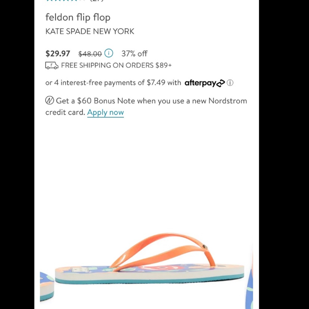 Kate Spade Flip Flop - Picture 3 of 9